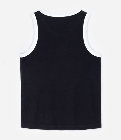 Musculosa en Rib con Acabado Contrastante Curve & Size 6