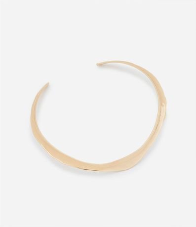 Gargantilla Rígida en Metal con Formato Irregular 2