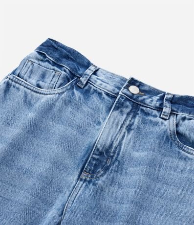 Pantalón Cargo en Jeans con Bolsillo Lateral - Talle 5 a 14 años 4