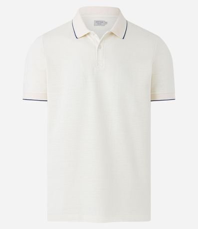 Polo en Algodón con Textura Waffle 6