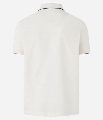 Polo en Algodón con Textura Waffle 8
