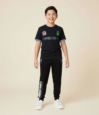 Pantalón Infantil con Bolsillos y Estampa Minecraft - Talle 5 a 14 años 1