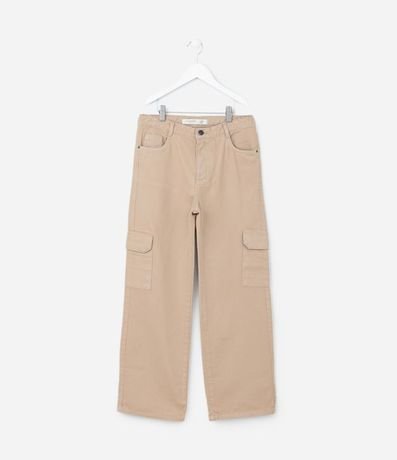 Pantalón Infantil en Jeans con Bolsillos Cargo - Talle 5 a 14  años 2