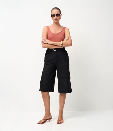 Blusa Musculosa en Poliamida con Escote U 2
