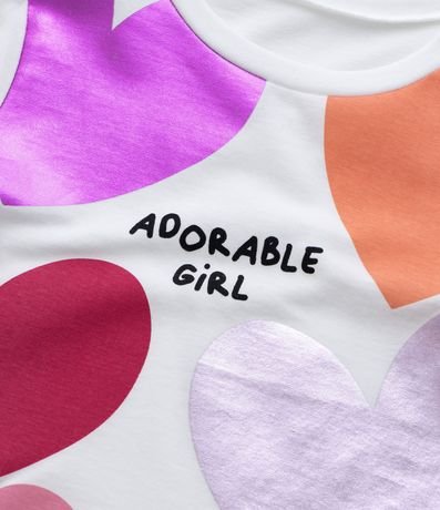 Blusa Infantil con Estampado de Corazones - Talle 1 a 5 años 5