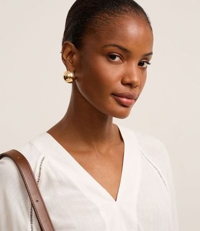 Blusa Manga Amplia en Viscolino Texturizado 4