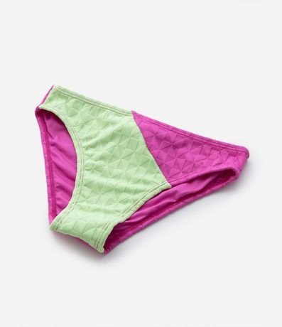 Bikini Infantil con Estampa Bloques de Color y Protección UV - Talle 5 a 14 años 6