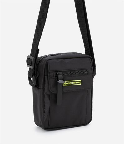 Bolso Infantil Transversal con Cremallera y Etiqueta Delantero - Talle U