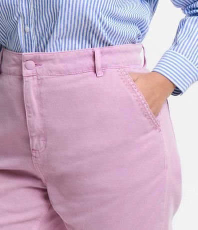 Pantalón Mom en Jeans con Bolsillo Bordado Curve & Plus Size 4