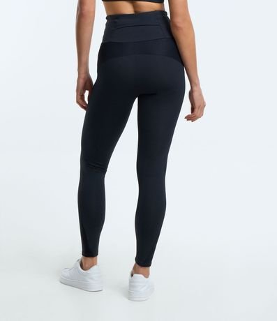 Pantalón Legging Deportiva en Poliamida con Detalle Texturizado 3