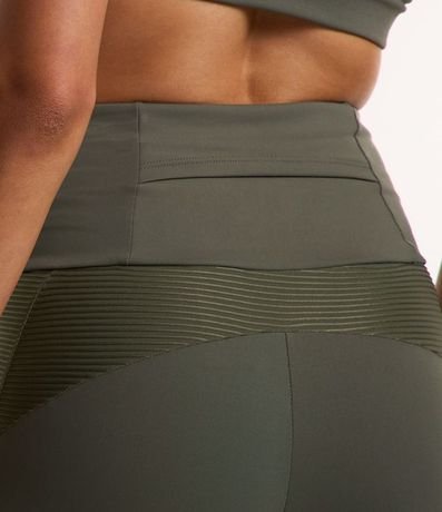 Pantalón Legging Deportiva en Poliamida con Detalle Texturizado 4