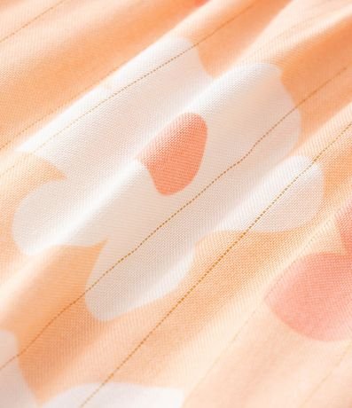 Vestido Infantil con Estampa Floral y Moña - Talle 1 a 5 años 3