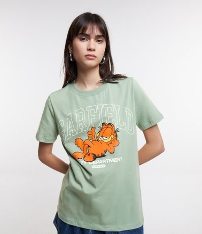 Remera en Algodón con Estampa Garfield 4