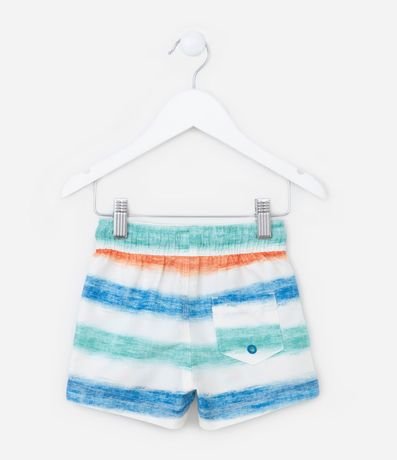 Bermuda Infantil con Estampa Rayada - Talle 1 a 5 2