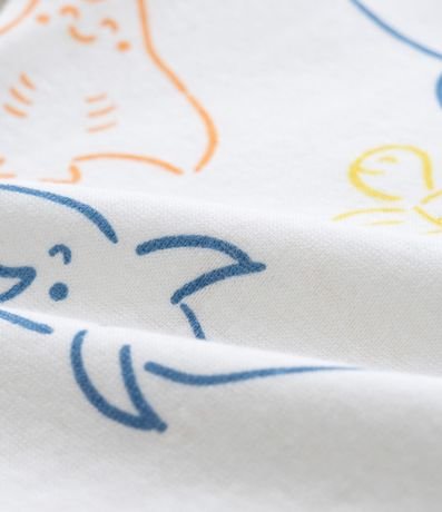 Body Infantil con Estampa Tiburones - Talle 0 a 18 meses 3