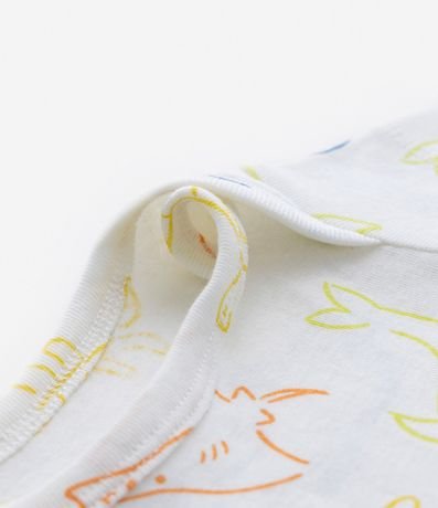 Body Infantil con Estampa Tiburones - Talle 0 a 18 meses 4