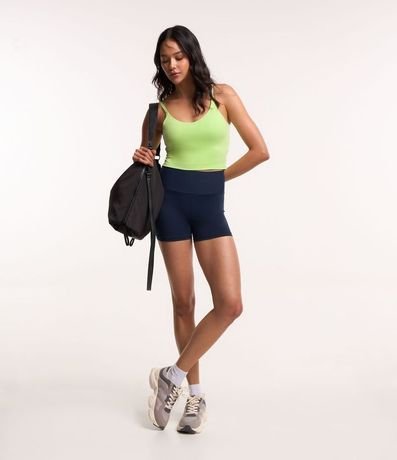 Top Alargado Deportivo en Poliamida con Copa 2