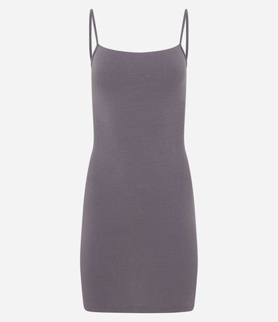 Vestido Corto en Algodón con Breteles Finos 5