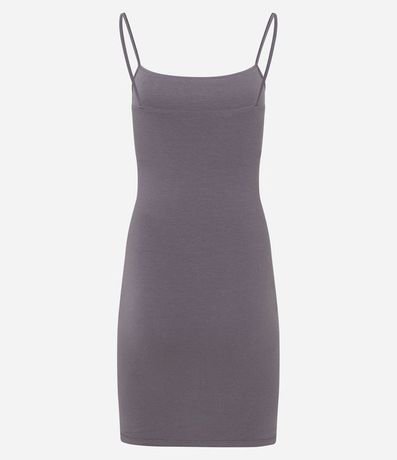 Vestido Corto en Algodón con Breteles Finos 6