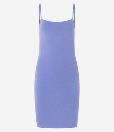 Vestido Corto en Algodón con Breteles Finos 5