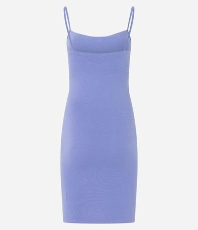 Vestido Corto en Algodón con Breteles Finos 6