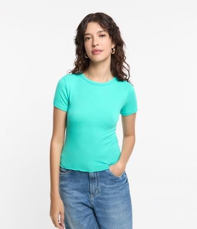 Blusa en Viscosa Texturizada y con Bajo Ondulado 1