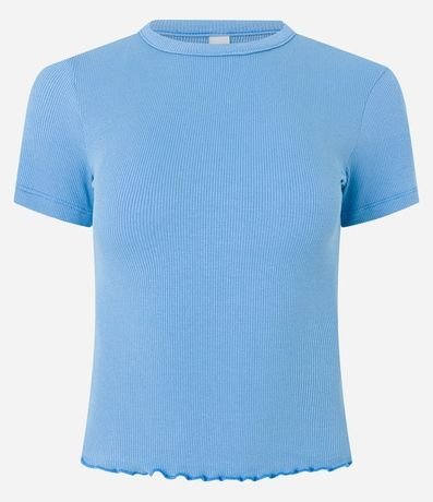 Blusa en Viscosa Texturizada y con Bajo Ondulado 5