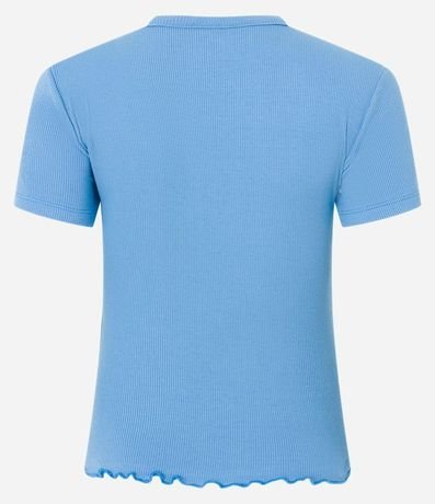 Blusa en Viscosa Texturizada y con Bajo Ondulado 7