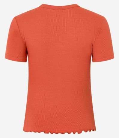 Blusa en Viscosa Texturizada y con Bajo Ondulado 7