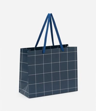 Embalaje de Regalo Pequeña con Estampa de Cuadros