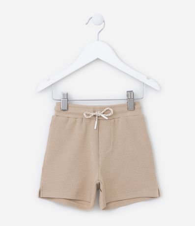 Bermuda Infantil con Textura Waffle - Talle 1 a 5 años