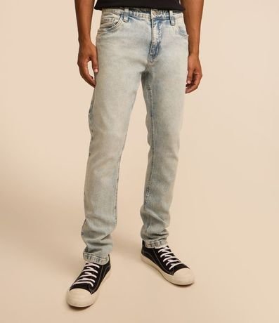 Pantalón Skinny Marmorizada con Lavado Dirty