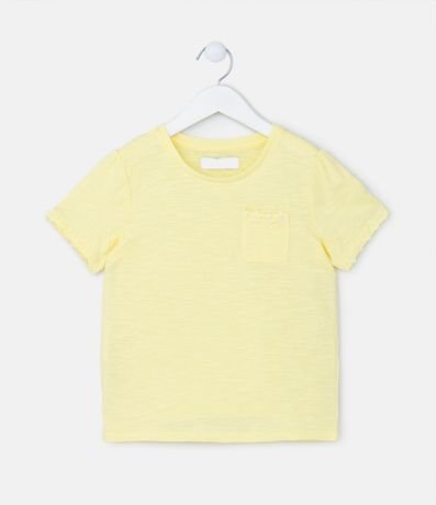 Blusa Infantil con Bolsillo y Bordado Broderie - Talle 1 a 5 años