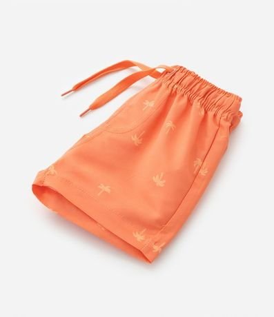 Conjunto Infantil de Musculosa Estampada con Animalitos en la Playa y Short con Cocoteros - Talle 0 a 18 meses 4