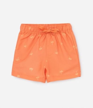 Conjunto Infantil de Musculosa Estampada con Animalitos en la Playa y Short con Cocoteros - Talle 0 a 18 meses 7