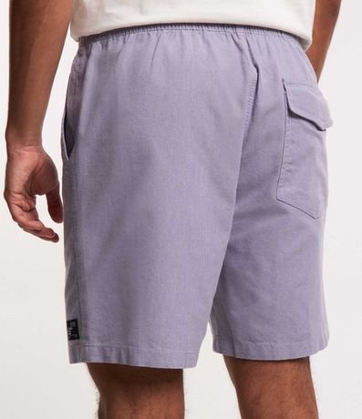 Bermuda Texturizada con Cintura Elástica y Cordón para Ajuste 3