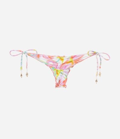 Bikini Bombacha Lazo en Poliamida con Estampa Floral 6