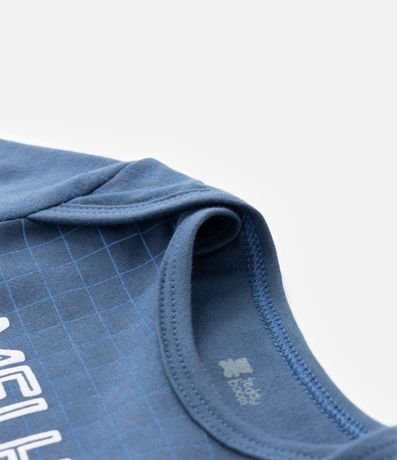 Body Infantil con Lettering Melhor Amigo do Papai - Talle 0 a 18 meses 5