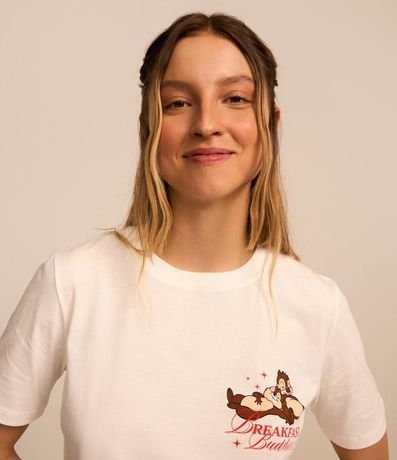 Remera Manga Corta en Algodón con Estampa Chip y Dale 4