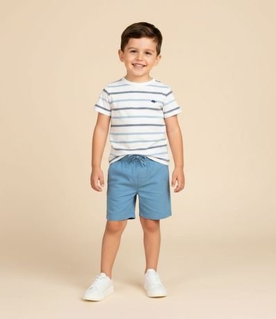 Bermuda Infantil en Lino con Bolsillo - Talle 1 a 5 años