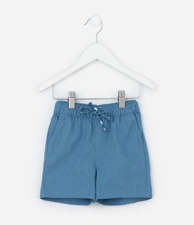Bermuda Infantil en Lino con Bolsillo - Talle 1 a 5 años