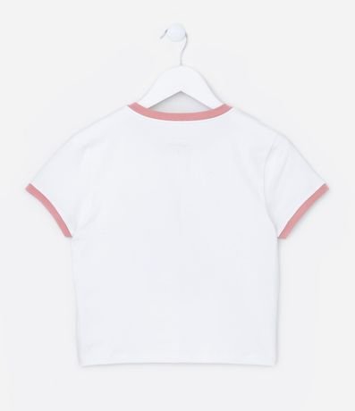 Remera Cropped Infantil con Estampa Carpincho - Talle 5 A 14 años 2