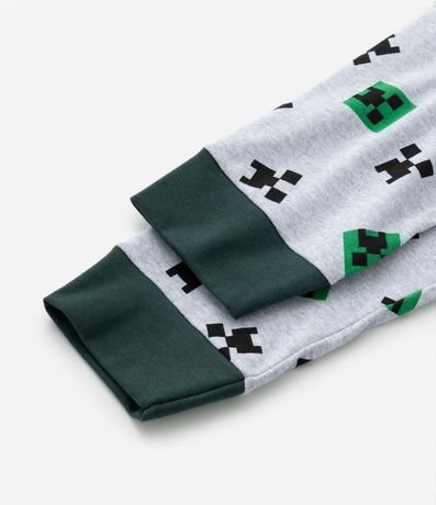 Pijama Infantil Largo con Estampado Minecraft - Talle 5 a 14 años 8