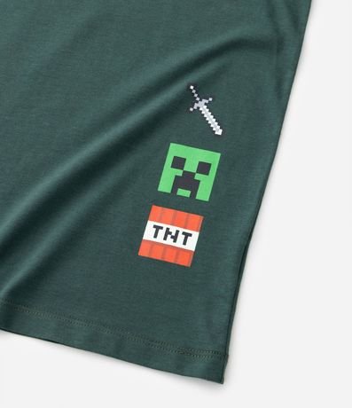 Pijama Infantil Largo con Estampado Minecraft - Talle 5 a 14 años 7