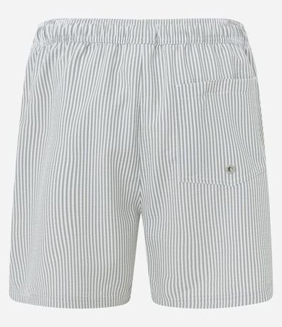 Bermuda de Baño Rayada en Microfibra con Textura Ana Ruga 5