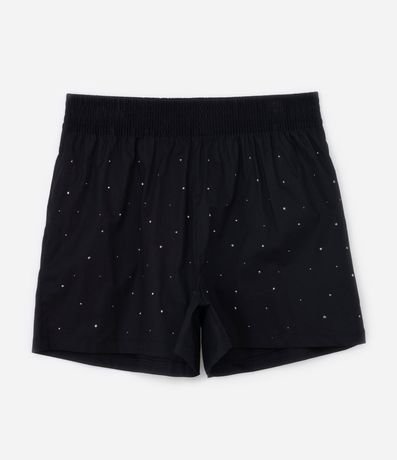 Short en Tricolina con Aplicaciones de Brillos Curve & Plus Size 5