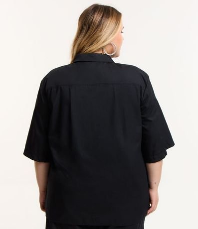 Camisa en Tricolina con Aplicación de Brillos Curve & Plus Size 3