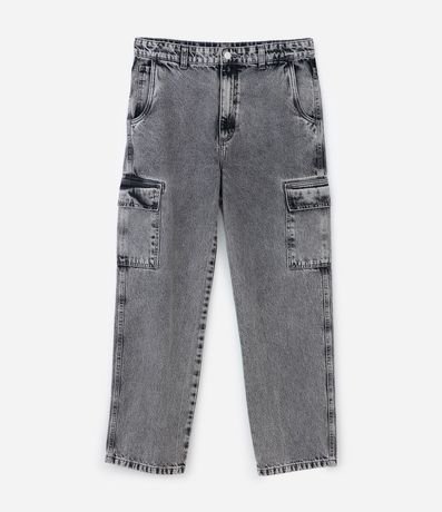Pantalón Baggy de Jean con Bolsillos Cargo 8