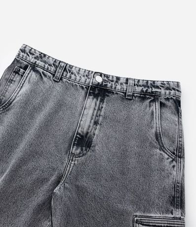 Pantalón de Jean Baggy con Bolsillos Cargo 8