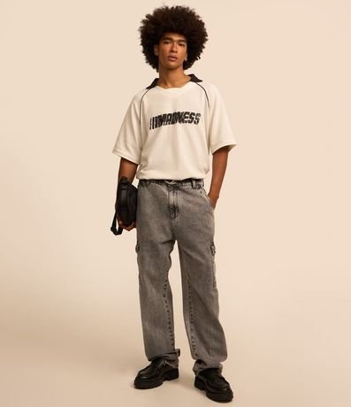 Pantalón de Jean Baggy con Bolsillos Cargo 5